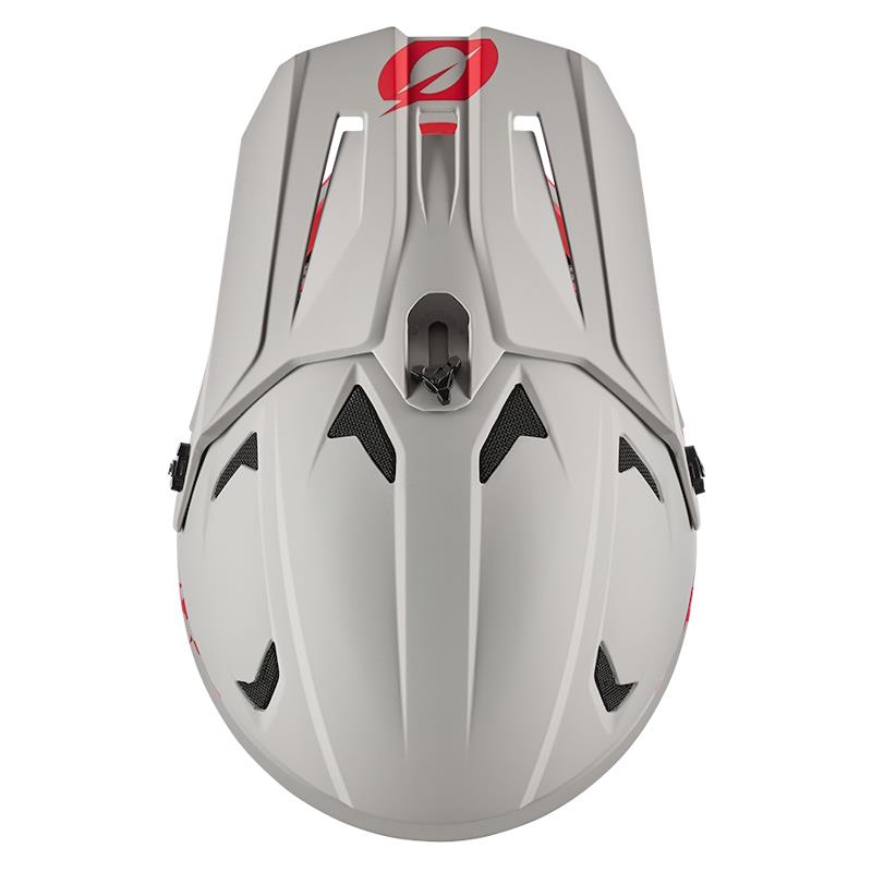 KOLESARSKA ČELADA O’NEAL SONUS SOLID V.25 -  SIVA / RDEČA