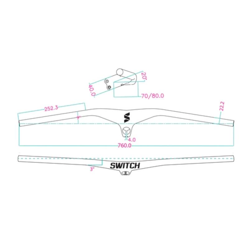 KRMILO MTB SWITCH CONCORDE INTEGRATED CARBON