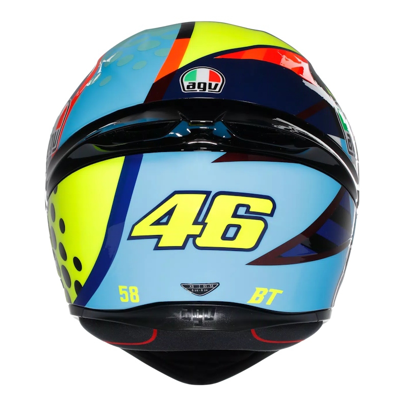 ČELADA AGV K1S ROSSI WINTER TEST - VEČBARVNA