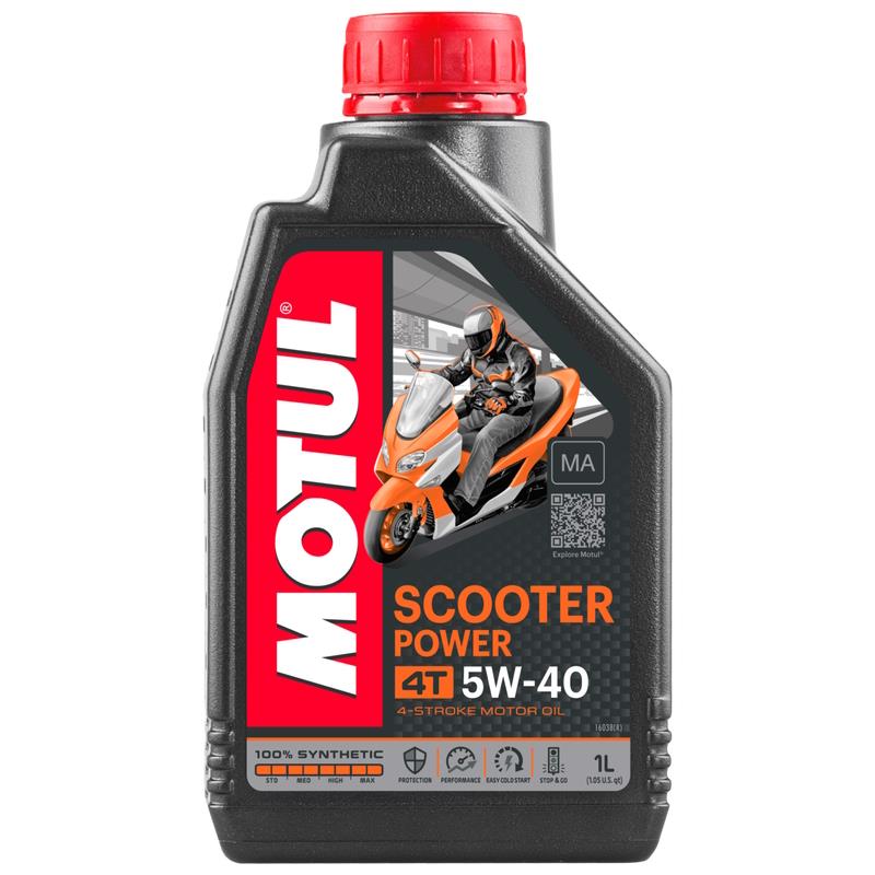 MOTORNO OLJE MOTUL SCOOTER POWER 4T 5W-40 - 1L