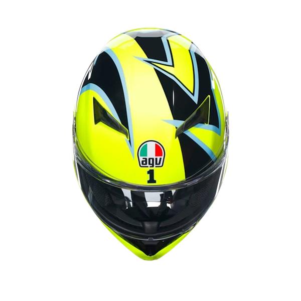 ČELADA AGV K3 ROSSI PHILIP ISLAND 2005 - RUMENA