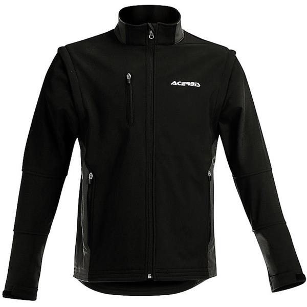 JAKNA ACERBIS SOFTSHELL ONE - ČRNA