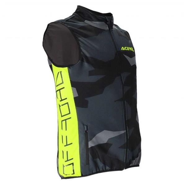 BREZROKAVNIK ACERBIS X-WIND ČRN RUMEN