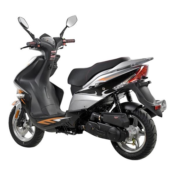 SKUTER ZNEN R8 45 km/h - SREBRNO / ČRN
