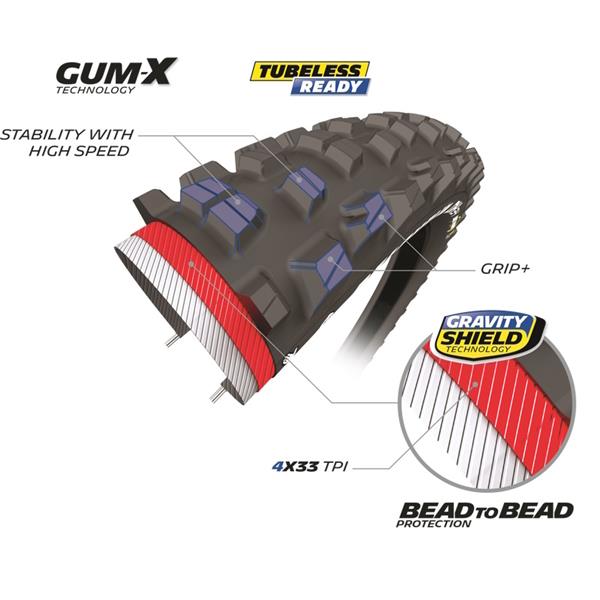 PLAŠČ MICHELIN DH34 BIKE PARK 29x2.40