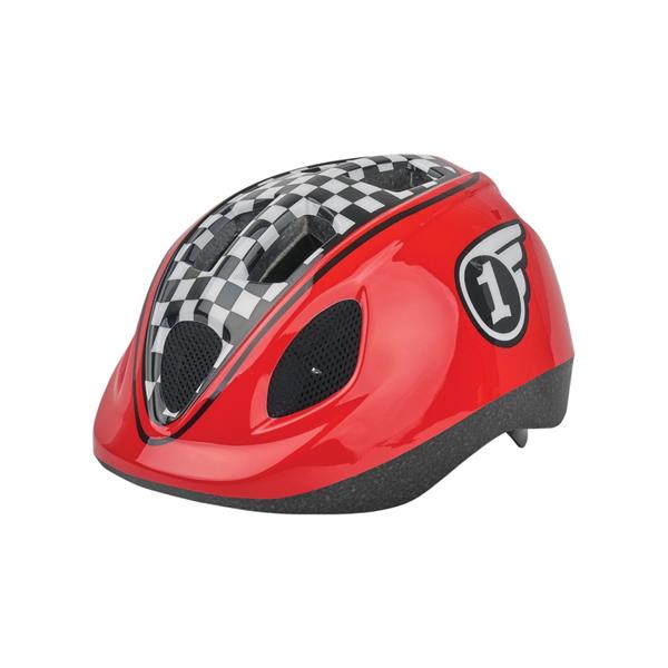 OTROŠKA ČELADA POLISPORT KID RACE 46-53cm - RDEČA
