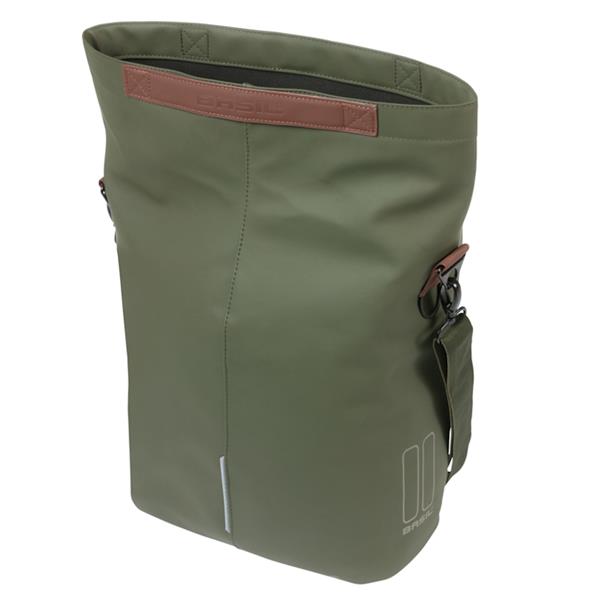TORBA BASIL CITY SHOPPER MIK HOOKS 14-16L - ZELENA