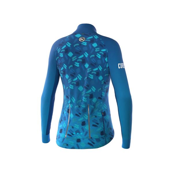 ŽENSKA TERMO MAJICA BICYCLE LINE GRAFITE MODRA