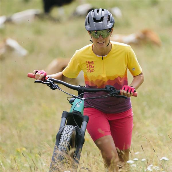 ŽENSKE KRATKE HLAČE BICYCLE LINE MTB IMOLA S3 - ROZA