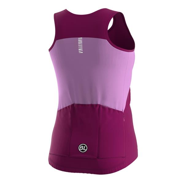 ŽENSKA MAJICA BREZ ROKAVOV BICYCLE LINE VANITY S2 VIOLIČNA