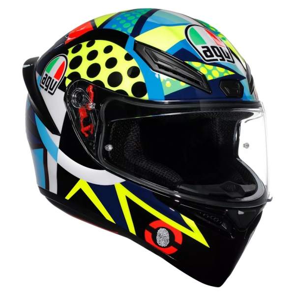 ČELADA AGV K1S ROSSI WINTER TEST - VEČBARVNA