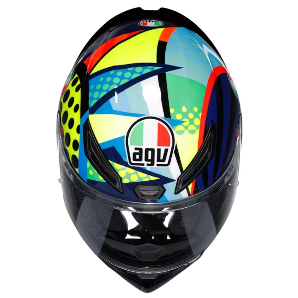 ČELADA AGV K1S ROSSI WINTER TEST - VEČBARVNA
